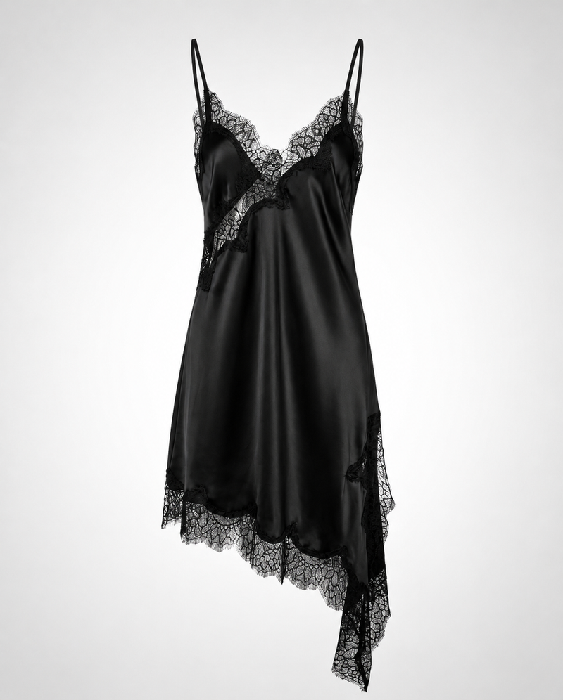 Vestido Noir Encaje