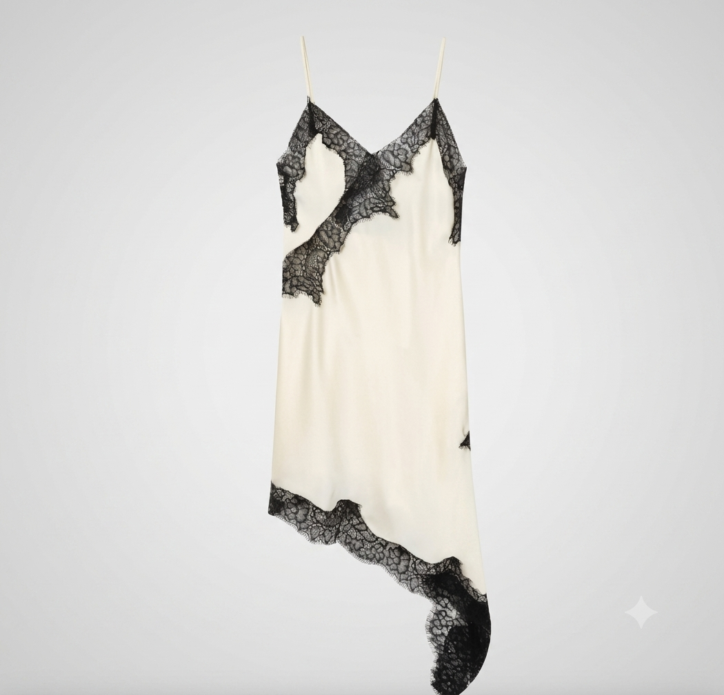 Vestido Noir Encaje