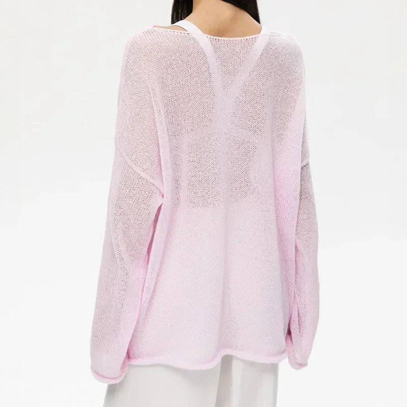 Suéter Oversized de Punto Fino