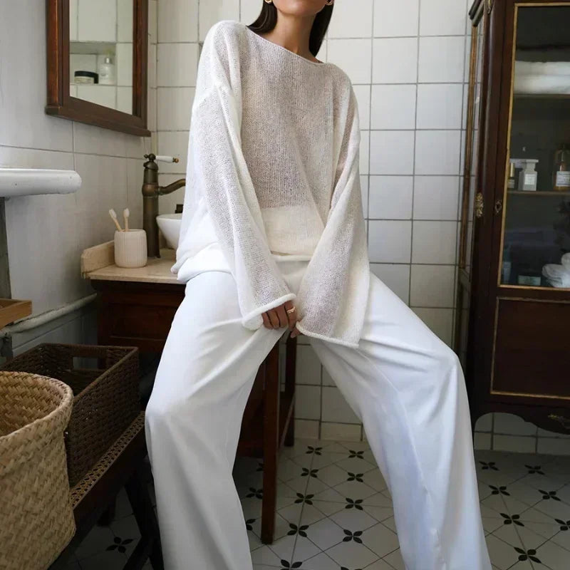 Suéter Oversized de Punto Fino