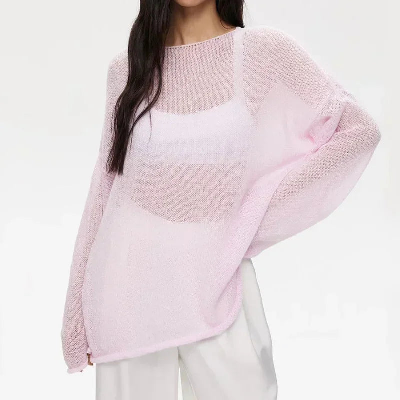 Suéter Oversized de Punto Fino